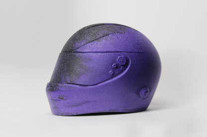 Handcrafted Concrete Motorsport Helmets