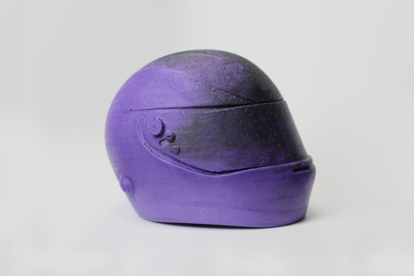 Handcrafted Concrete Motorsport Helmets