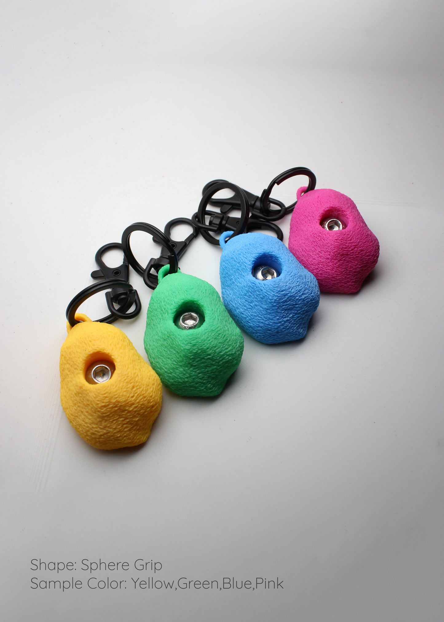 Climbing/Bouldering Key Rings - Medium/Small Grips