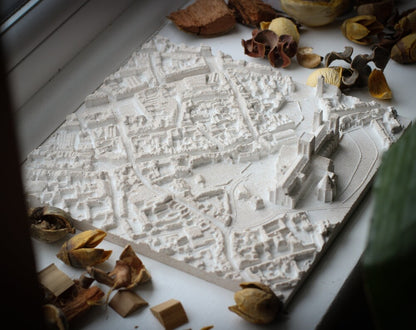 York England 3D Concrete/Jesmonite City Model